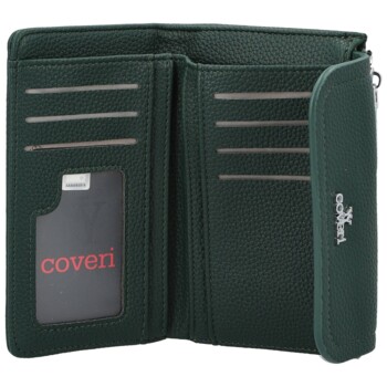 Dámská peněženka tmavě zelená - Coveri Kenzy
