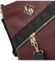 Dámská crossbody kabelka vínová - Laura Biaggi Latoya new