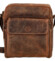 Pánská kožená crossbody taška hnědá - Bellugio Kalei