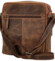 Pánská kožená crossbody taška hnědá - Bellugio Kalei