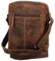 Pánska kožená crossbody taška hnedá - Bellugio Tiber