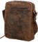 Pánská kožená crossbody taška hnědá - Bellugio Seth