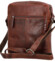 Pánská kožená crossbody taška tmavě hnědá - Bellugio Dalnim