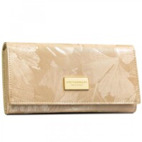 Dámská koženkovo/kožená peněženka béžová - Peterson Aniko