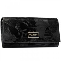 Dámská koženkovo/kožená peněženka černá - Peterson Aniko