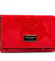 Dámská koženkovo/kožená peněženka červená - Peterson Emina