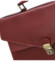 Kožená aktovka vínová - Delami Vera Pelle Agapi