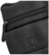 Pánská kožená crossbody taška černá - Bellugio Veren
