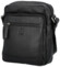 Pánská kožená crossbody taška černá - Bellugio Lewin