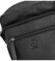 Pánská kožená crossbody taška černá - Bellugio Lewin