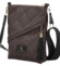 Dámská crossbody kabelka tmavě hnědá - Laura Biaggi Amia