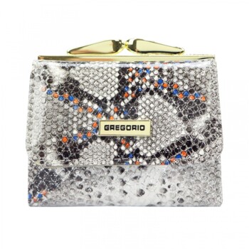 Dámská kožená peněženka šedá - Gregorio Viera