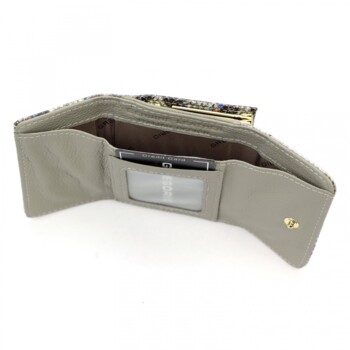 Dámská kožená peněženka šedá - Gregorio Viera