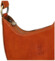 Dámská kožená kabelka na rameno koňaková - Delami Vera Pelle Anissa
