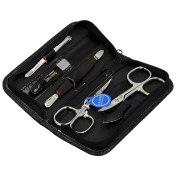 Kožená manikúra a pedikúra černá - Solingen Samar