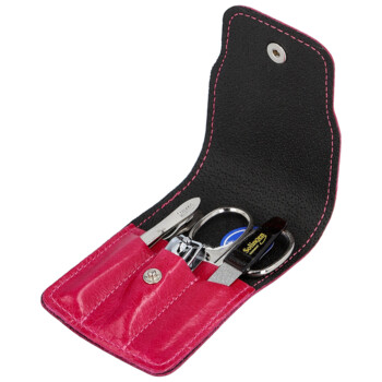 Kožená manikúra a pedikúra fuchsiová - Solingen Anteia