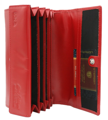 Dámská kožená peněženka červená - Peterson Keren