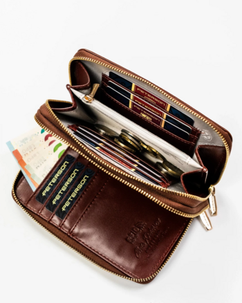 Dámská peněženka hnědá - Peterson Janet