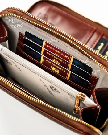 Dámská peněženka hnědá - Peterson Janet