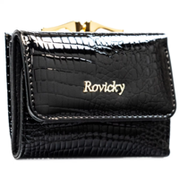 Dámská kožená peněženka černá - Rovicky Galax