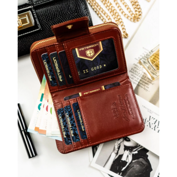 Dámská peněženka hnědá - Peterson Galina