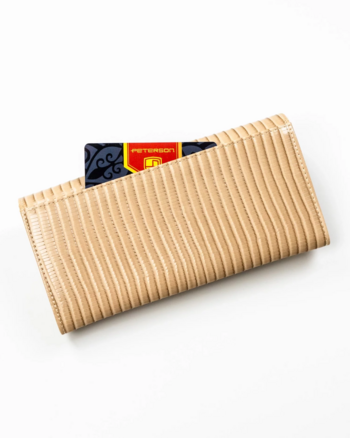 Dámská koženkovo/kožená peněženka béžová - Peterson Merilee