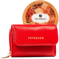 Dámská kožená peněženka červená - Peterson Neiry