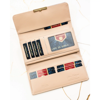 Dámská peněženka pudrová - Peterson Oresta