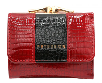 Dámská kožená peněženka červená - Peterson Roxana