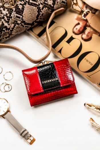 Dámská kožená peněženka červená - Peterson Roxana