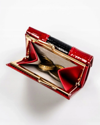 Dámská kožená peněženka červená - Peterson Roxana