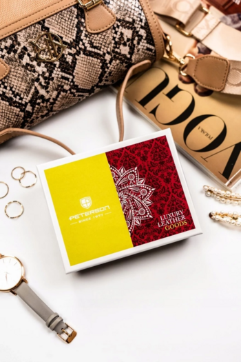 Dámská kožená peněženka červená - Peterson Roxana