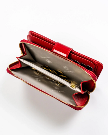 Dámská kožená peněženka červená - Peterson Asim