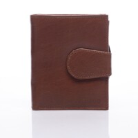 Dámská stylová kožená peněženka hnědá - Ellini Dahlia