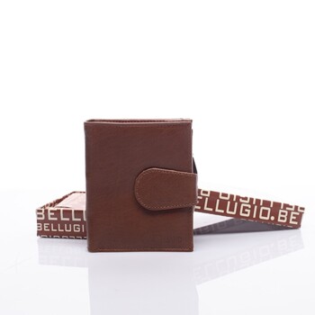 Dámská stylová kožená peněženka hnědá - Ellini Dahlia