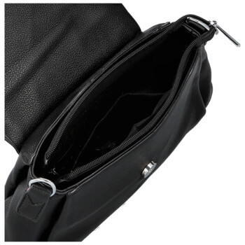 Dámská crossbody kabelka černá - Firenze Naima