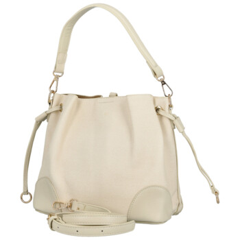 Dámská kabelka na rameno krémová - Firenze Lamisia