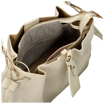 Dámská kabelka na rameno krémová - Firenze Lamisia