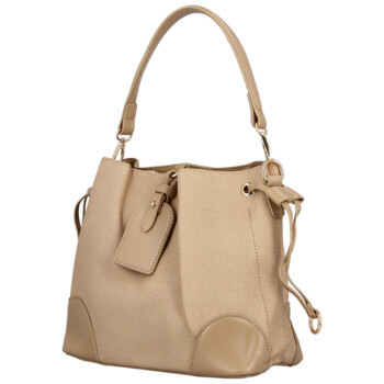 Dámská kabelka na rameno béžová - Firenze Lamisia