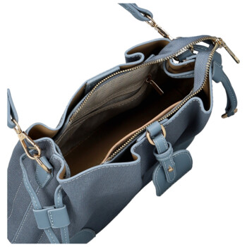 Dámská kabelka na rameno džínově modrá - Firenze Lamisia