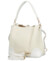Dámská kabelka na rameno krémová/bílá - Firenze Lamisia