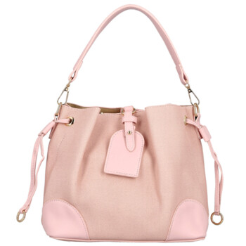 Dámská kabelka na rameno světle růžová - Firenze Lamisia
