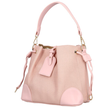Dámská kabelka na rameno světle růžová - Firenze Lamisia