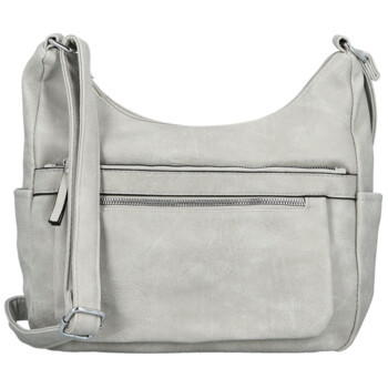 Dámská crossbody kabelka světle šedá - Firenze Olefis