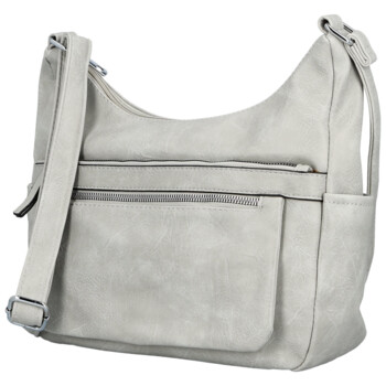 Dámská crossbody kabelka světle šedá - Firenze Olefis