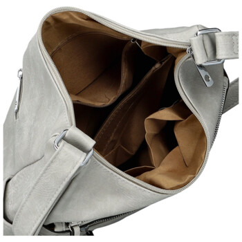 Dámská crossbody kabelka světle šedá - Firenze Olefis