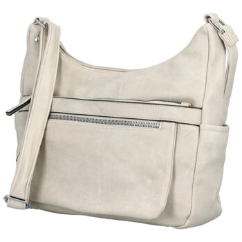 Dámská crossbody kabelka krémová - Firenze Olefis