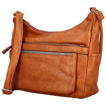 Dámská crossbody kabelka koňaková - Firenze Olefis