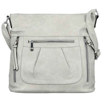 Dámská crossbody kabelka světle šedá - Firenze Angelis