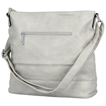 Dámská crossbody kabelka světle šedá - Firenze Angelis